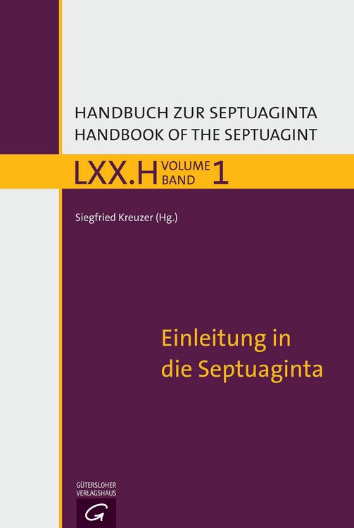 Produktbild: Einleitung in die Septuaginta
