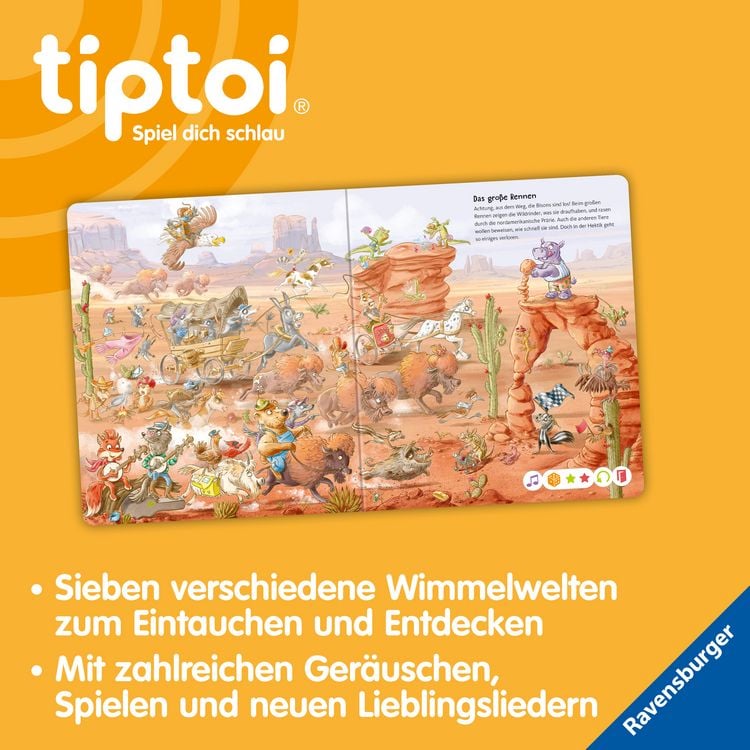 Tiptoi® - Die große Wimmelreise der Tiere