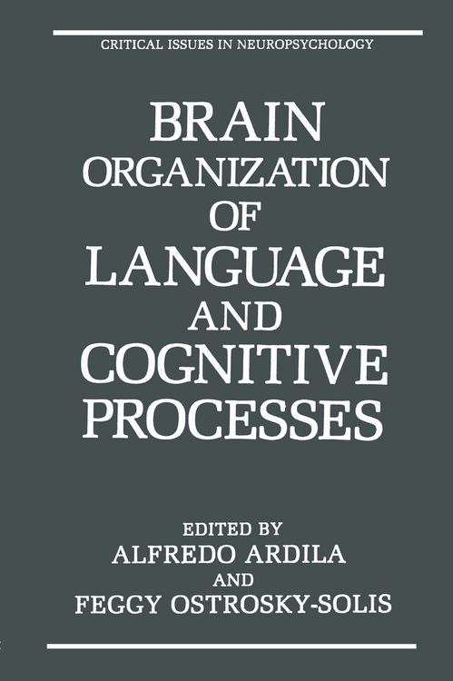 Produktbild: Brain Organization of Language and Cognitive Processes