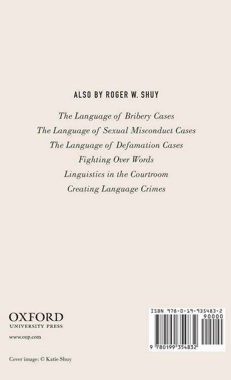 Produktbild: The Language of Murder Cases