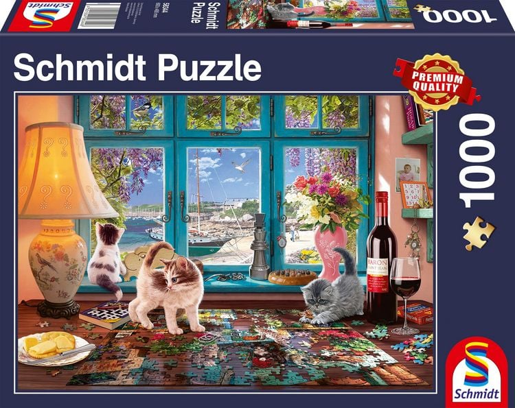 Produktbild: Schmidt 58344 - Am Puzzletisch, Premium-Puzzle