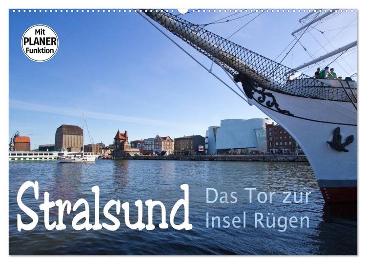 Produktbild: Stralsund. Das Tor zur Insel R&uuml;gen (Wandkalender 2026 DIN A2 quer), CALVENDO Monatskalender