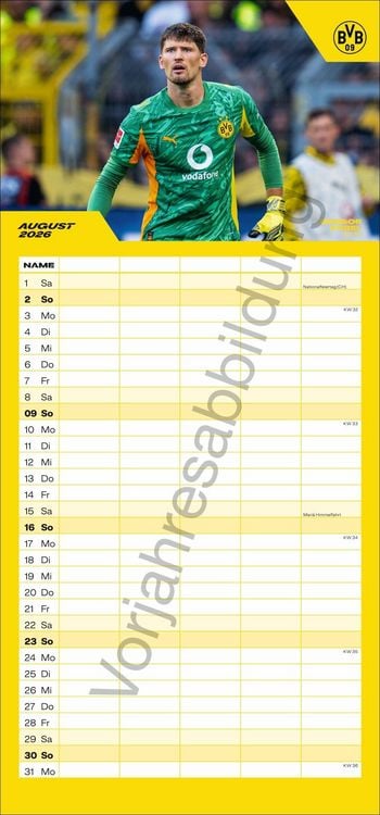 Produktbild: BVB Familienplaner 2027