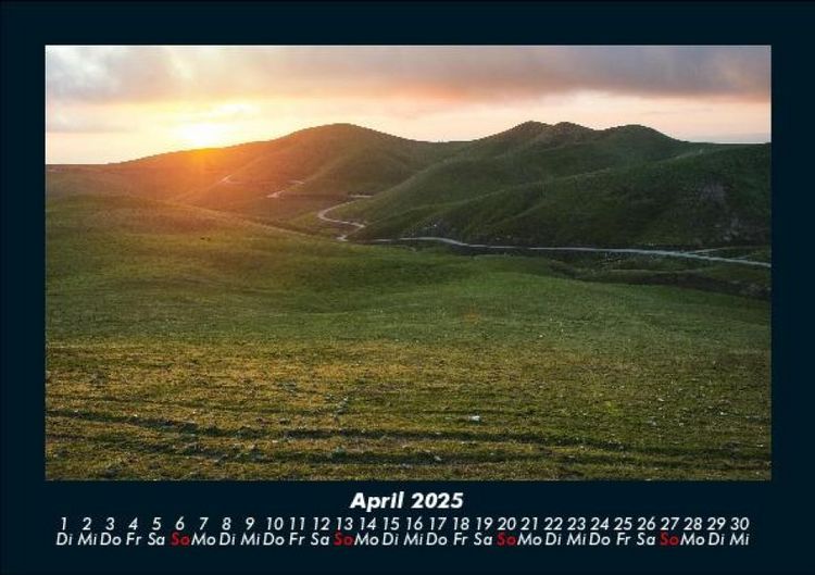 Produktbild: Bergige Welten 2025 Fotokalender DIN A5