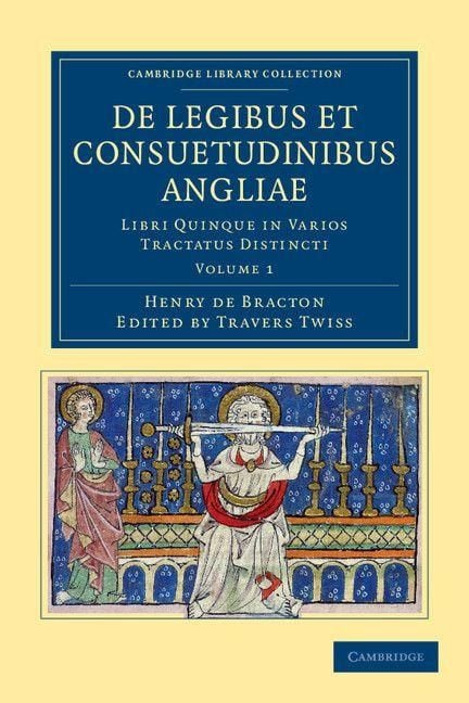 Produktbild: de Legibus Et Consuetudinibus Angliae - Volume 1