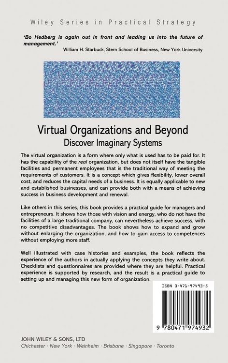 Produktbild: Virtual Organizations and Beyond