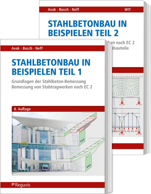 Produktbild: Stahlbetonbau in Beispielen - Teil 1 und 2