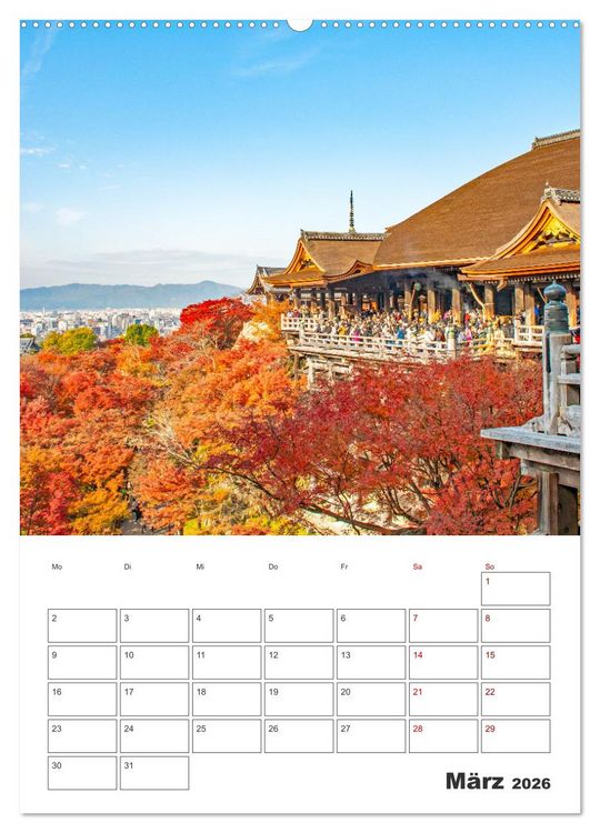 Produktbild: Schreine und Tempel - Heiligt&uuml;mern in Japan (hochwertiger Premium Wandkalender 2026 DIN A2 hoch), Kunstdruck in Hochglanz