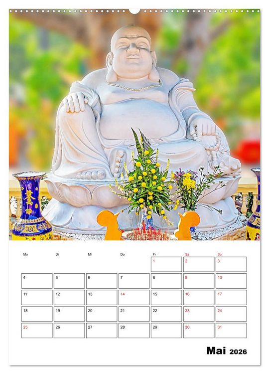 Produktbild: Ho-Chi-Minh-Stadt - die sch&ouml;nsten Sehensw&uuml;rdigkeiten (Wandkalender 2026 DIN A2 hoch), CALVENDO Monatskalender