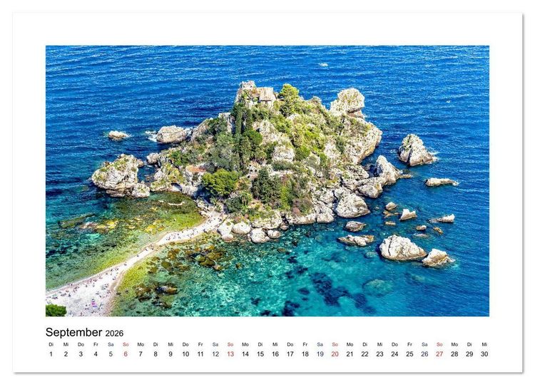 Produktbild: Sizilien - Von Palermo nach Syrakus (Wandkalender 2026 DIN A3 quer), CALVENDO Monatskalender