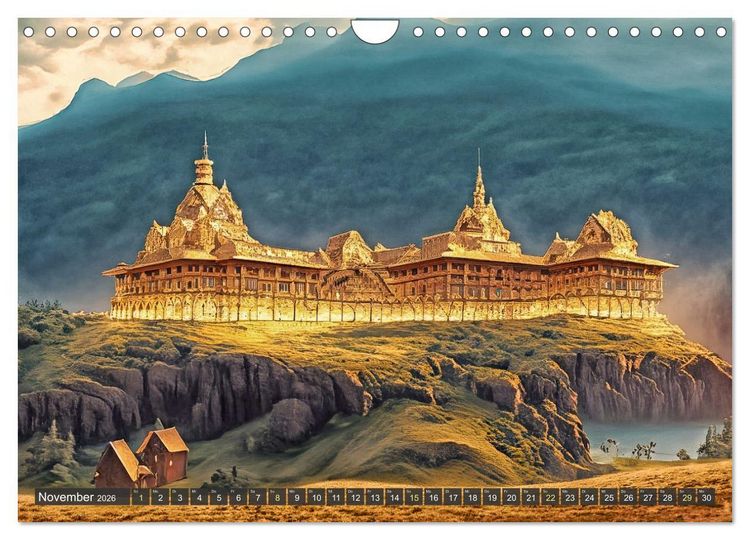 Produktbild: Pl&auml;tze zum Tr&auml;umen (Wandkalender 2026 DIN A4 quer), CALVENDO Monatskalender