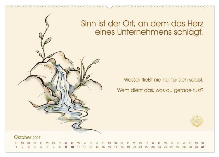 Produktbild: Arbeit ist Beziehung (Wandkalender 2027 DIN A2 quer), CALVENDO Monatskalender