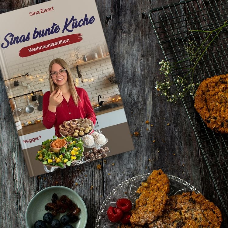 Produktbild: Sinas bunte K&uuml;che - vegan und zuckerfrei (Weihnachtsedition)
