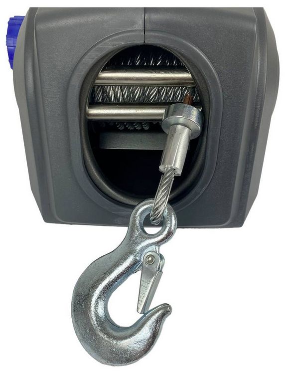 Produktbild: Berger & Schr&ouml;ter Seilwinde KDJ-2000 R Zugkraft (stehend)=400 kg Zugkraft (rollend)=2.7 kg Funk-Fernbedienung