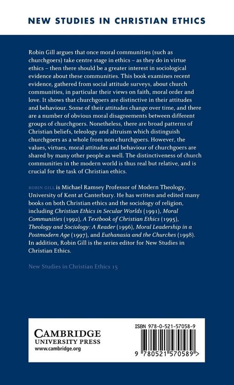 Produktbild: Churchgoing and Christian Ethics