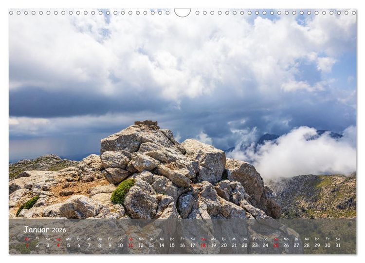 Produktbild: Bergparadies Mallorca (Wandkalender 2026 DIN A3 quer), CALVENDO Monatskalender