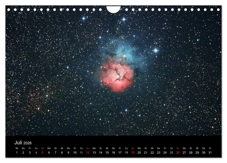 Produktbild: Die Galaxie im Garten (Wandkalender 2026 DIN A4 quer), CALVENDO Monatskalender