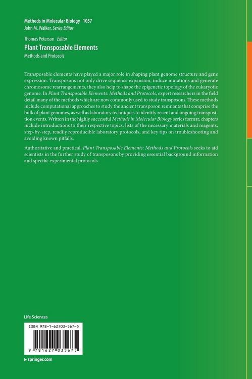 Produktbild: Plant Transposable Elements