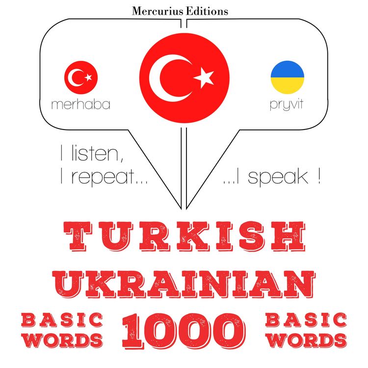 Produktbild: T&uuml;rk&ccedil;e - Ukraynaca: 1000 temel kelime