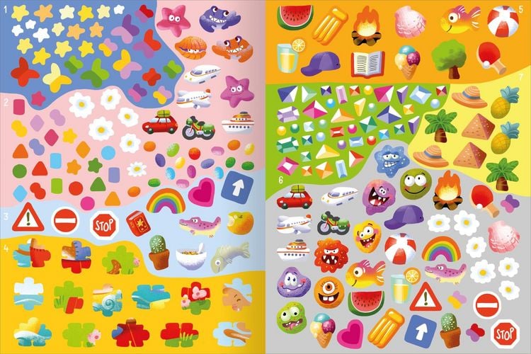 Produktbild: Mein erstes Sticker-Bastelheft &ndash; Ferien