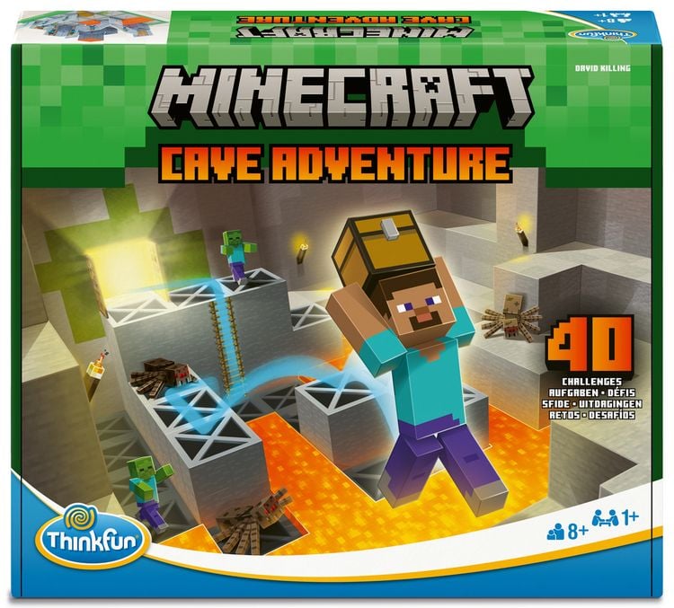 Produktbild: ThinkFun Minecraft Cave Adventure - Das spannende Logikspiel aus der Welt von Minecraft - ab 8 Jahren
