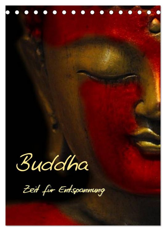 Produktbild: Buddha - Zeit f&uuml;r Entspannung (Tischkalender 2026 DIN A5 hoch), CALVENDO Monatskalender