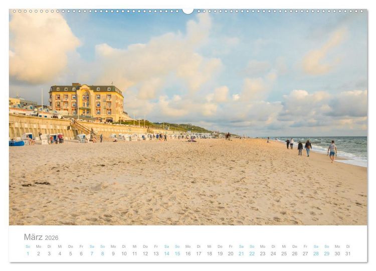 Produktbild: Sylt s&uuml;chtig (hochwertiger Premium Wandkalender 2026 DIN A2 quer), Kunstdruck in Hochglanz