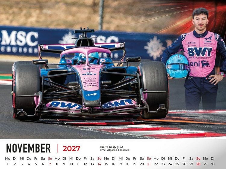 Produktbild: Formel 1 World Championship Kalender 2027