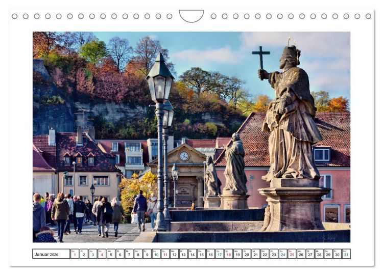 Produktbild: W&uuml;rzburg - Ansichtssache (Wandkalender 2026 DIN A4 quer), CALVENDO Monatskalender