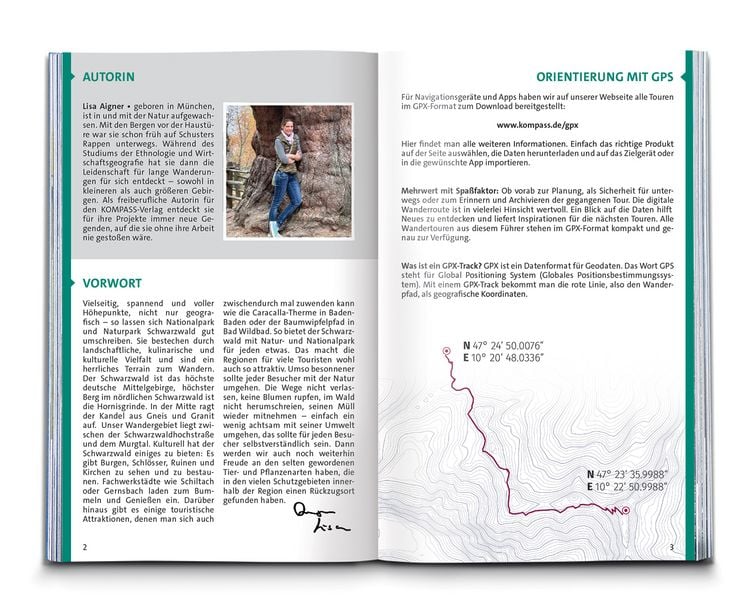 Produktbild: KOMPASS Wanderführer Schwarzwald Mitte-Nord, 50 Touren mit Extra-Tourenkarte