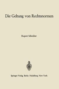 Produktbild: Die Geltung von Rechtsnormen