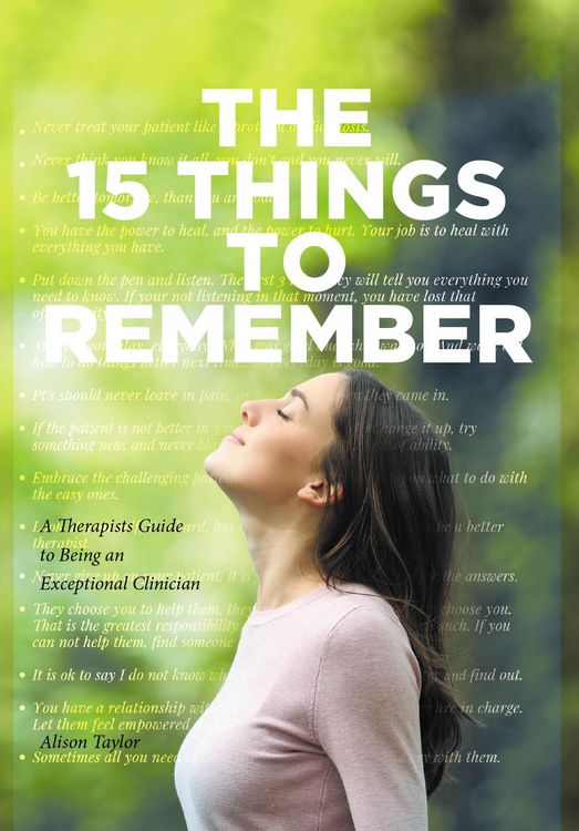 Produktbild: The 15 Things to Remember