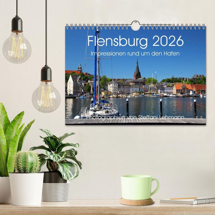 Produktbild: Flensburg 2026. Impressionen rund um den Hafen (Wandkalender 2026 DIN A4 quer), CALVENDO Monatskalender