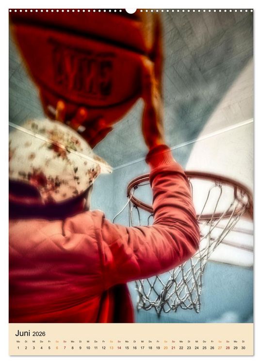 Produktbild: Basketball Fun (hochwertiger Premium Wandkalender 2026 DIN A2 hoch), Kunstdruck in Hochglanz