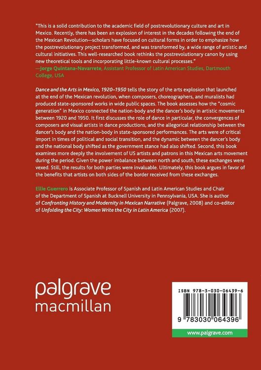 Produktbild: Dance and the Arts in Mexico, 1920-1950