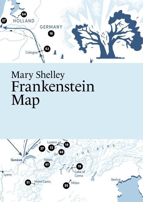 Produktbild: Mary Shelley, Frankenstein Map