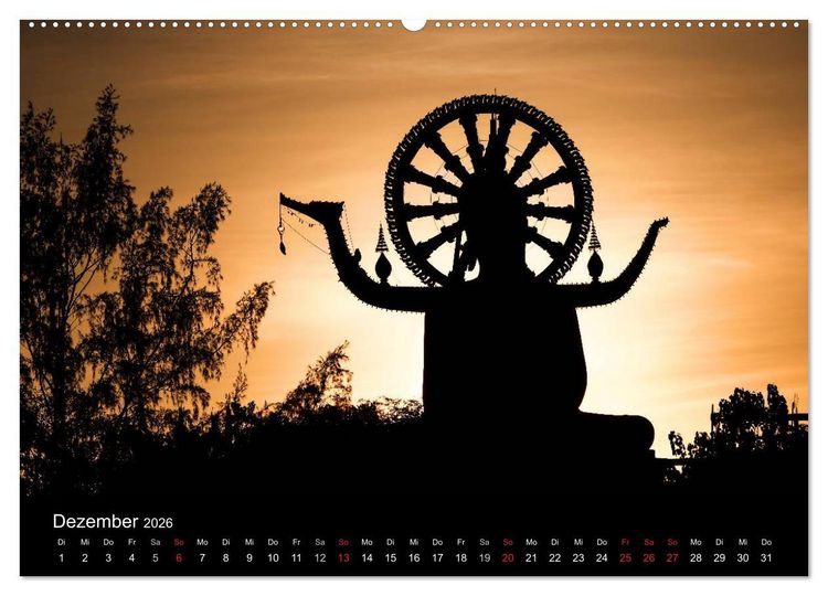 Produktbild: Koh Samui (hochwertiger Premium Wandkalender 2026 DIN A2 quer), Kunstdruck in Hochglanz