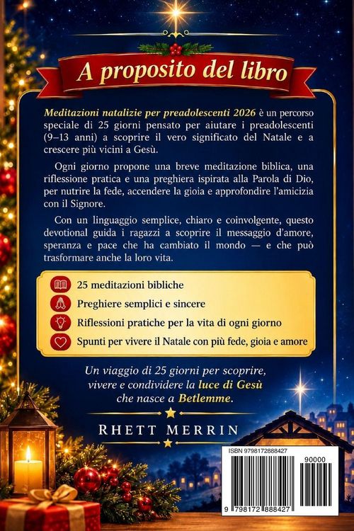 Produktbild: Meditazioni natalizie per preadolescenti 2026