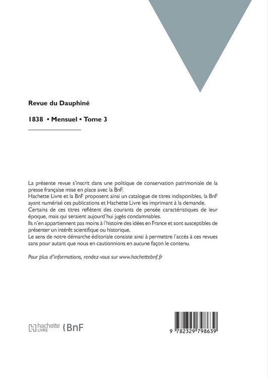 Produktbild: Revue du Dauphin&eacute;
