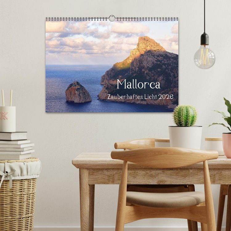 Produktbild: Mallorca Zauberhaftes Licht (Wandkalender 2026 DIN A3 quer), CALVENDO Monatskalender