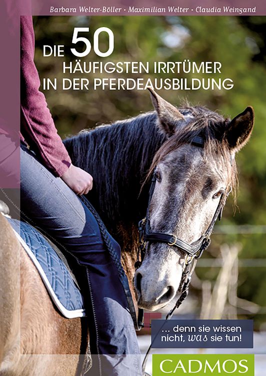 Produktbild: Die 50 h&auml;ufigsten Irrt&uuml;mer in der Pferdeausbildung