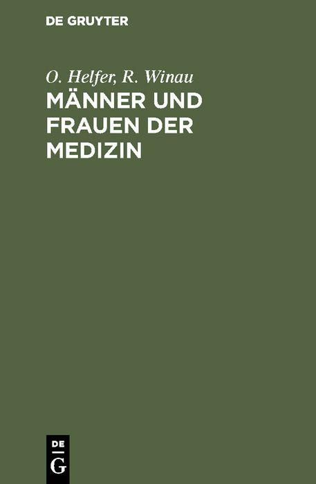 Produktbild: M&auml;nner und Frauen der Medizin