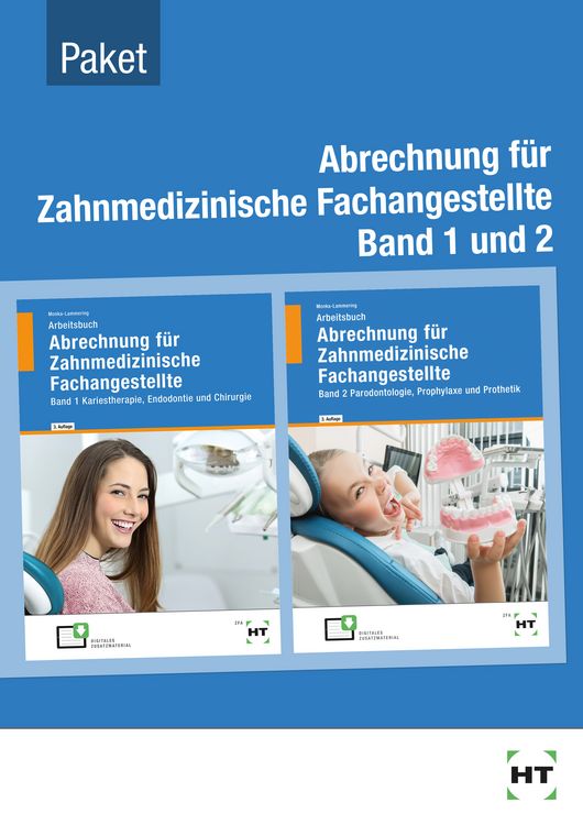 Produktbild: Paketangebot Abrechnung f&uuml;r Zahnmedizinische Fachangestellte Band 1 und 2