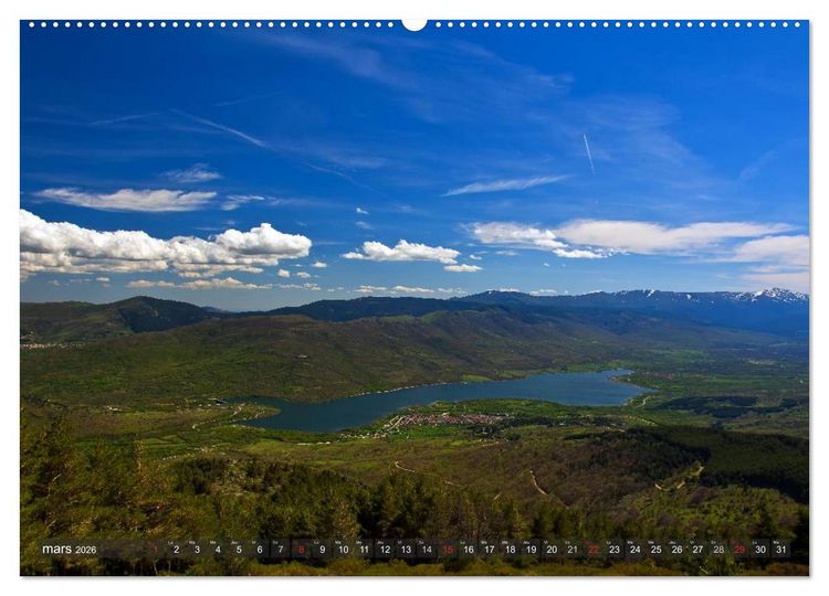 Produktbild: Escapade de Madrid (Calendrier mural 2026 DIN A2 vertical) calendrier de bureau