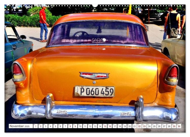 Produktbild: Chevy Highlights - Oldtimer der Marke Chevrolet aus den F&uuml;nfziger Jahren (Wandkalender 2025 DIN A2 quer), CALVENDO Monatskalender