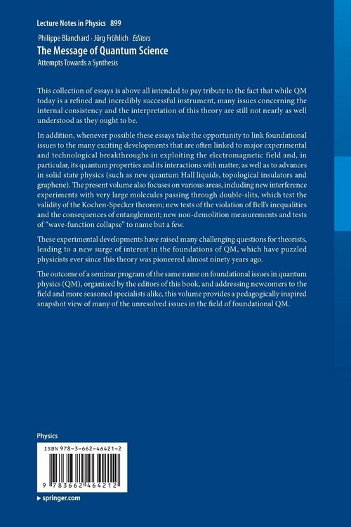 Produktbild: The Message of Quantum Science