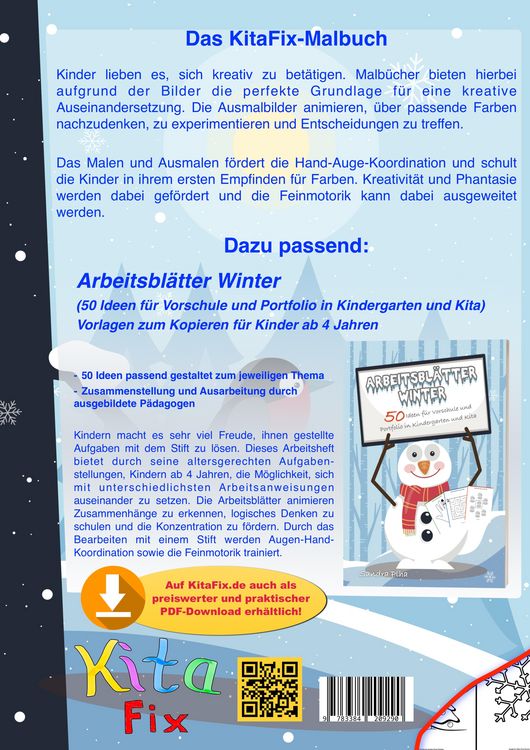 Produktbild: KitaFix Malbuch Winter