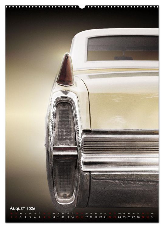 Produktbild: Amerikanische Autos 1950er bis 1980er Favoriten (Wandkalender 2026 DIN A2 hoch), CALVENDO Monatskalender