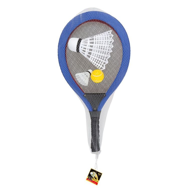 Produktbild: Idena Softballspiel XXL mit 3 Federb&auml;llen 67cm
