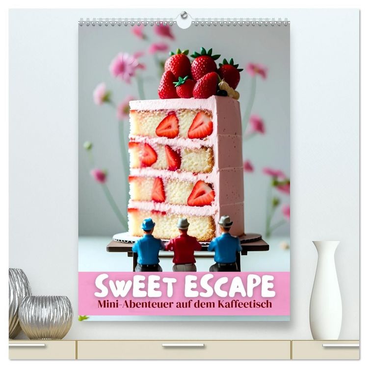 Produktbild: Sweet Escape &ndash; Mini-Abenteuer auf dem K&uuml;chentisch (hochwertiger Premium Wandkalender 2027 DIN A2 hoch), Kunstdruck in Hochglanz